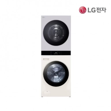 [LG][전국무료배송설치][24년] LG 트롬 오브제컬렉션 워시타워 세탁 25kg / 건조 22kg (세탁기+건조기) [WL22EMZU]