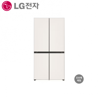 [LG][전국무료배송설치][24년] LG 디오스 오브제컬렉션 빌트인타입 610L / 오브제컬렉션 베이지 / 베이지 (냉장고) [M623GBB052]
