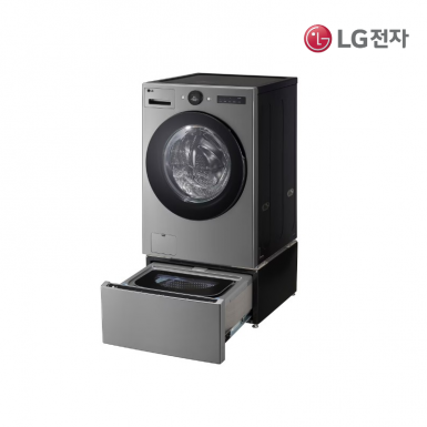 [LG][전국무료배송설치][24년 NEW] LG 트롬 오브제컬렉션 워시콤보+미니워시 모던 스테인레스 [FH25VAX]