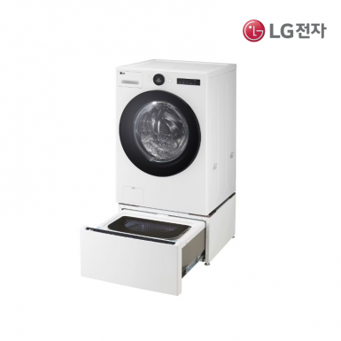 [LG][전국무료배송설치][24년 NEW] LG 트롬 오브제컬렉션 워시콤보+미니워시 릴리 화이트 [FH25WAX]