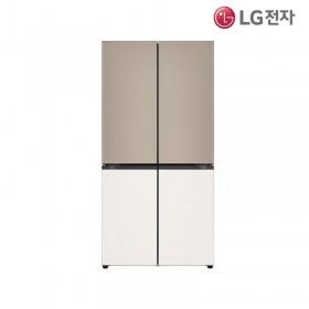 [LG][전국무료배송설치][24년]디오스 오브제컬렉션 매직스페이스 냉장고 870L 오브제 컬렉션 클레이 브라운/베이지(냉장고) [H875GCB111]