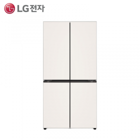 [LG][전국무료배송설치][에너지 소비 효율 1등급] LG 디오스 오브제컬렉션 매직스페이스 냉장고 870L 베이지 [H875GBB111]