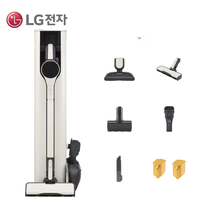 [LG][전국무료배송설치][25년 NEW] LG 코드제로 AI 오브제컬렉션 A9 흡입+스팀 물걸레[AI958WA]