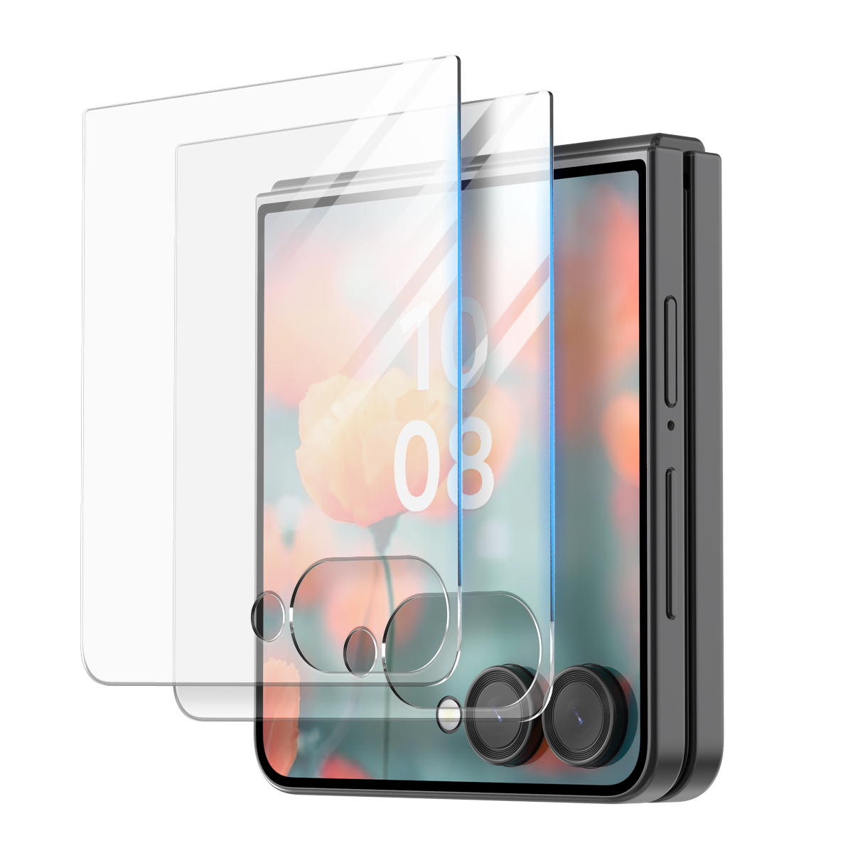 [필름] [아라리] 코어 전면 풀커버 강화유리(외부액정 2매)