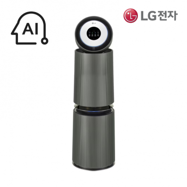 ★2025 NEW★[LG] 퓨리케어 AI 오브제컬렉션 360˚ 공기청정기 (M 필터) 114㎡ 네이처 그린 [AS355NGNA]