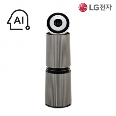 ★2025 NEW★[LG] 퓨리케어 AI 오브제컬렉션 360˚ 공기청정기 (M 필터) 114㎡ 카밍 베이지 [AS355NSNA]