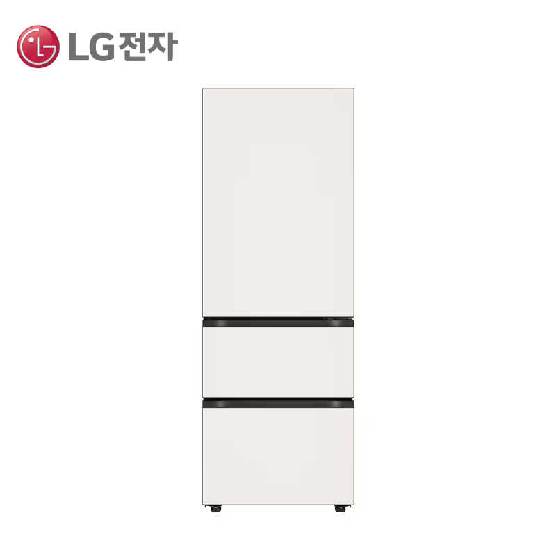 ★25년 NEW★[LG][에너지효율1등급] LG 디오스 오브제컬렉션 김치톡톡 Fit & Max 324L 베이지 [Z334GBB171]