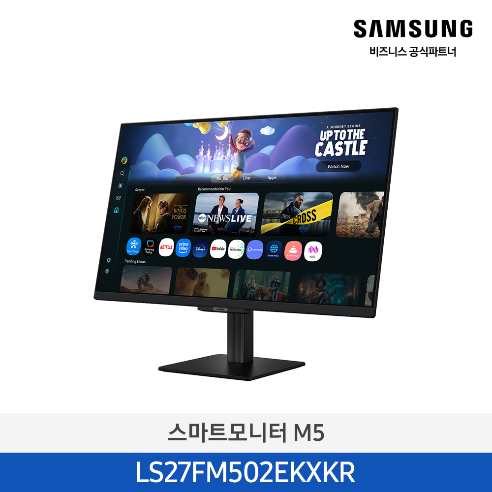 ★2025 NEW★[삼성][27인치] 스마트모니터 M5 블랙 [LS27FM502EKXKR] 4월