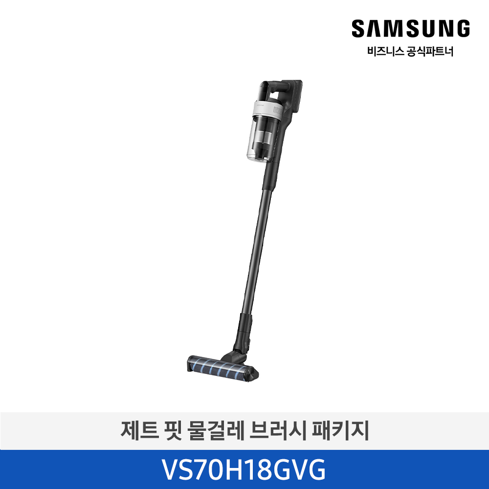 ★2026 NEW★[삼성][180W] 삼성 제트핏 무선청소기 물걸레 브러시 패키지 새틴 그레이지 [VS70H18GVG] 4월
