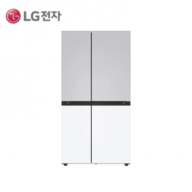 [LG][25년] 디오스 AI 오브제컬렉션 냉장고 832L 크림 그레이/에센스 화이트 [S836MRQ112]
