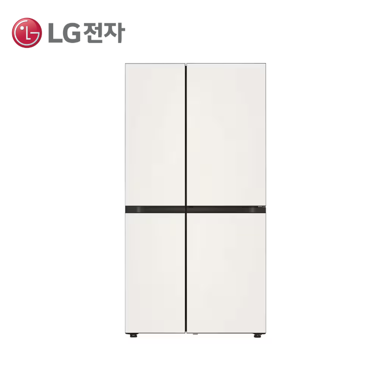 [LG][25년] 디오스 AI 오브제컬렉션 냉장고 832L (UV청정탈취) 베이지 [S836GBB142]