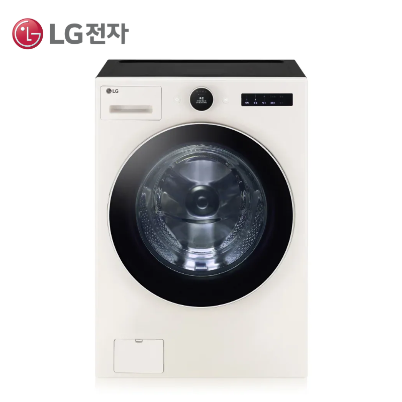 [LG] 트롬 AI 오브제컬렉션 세탁기 25kg 1등급 베이지 [FX25EFE]